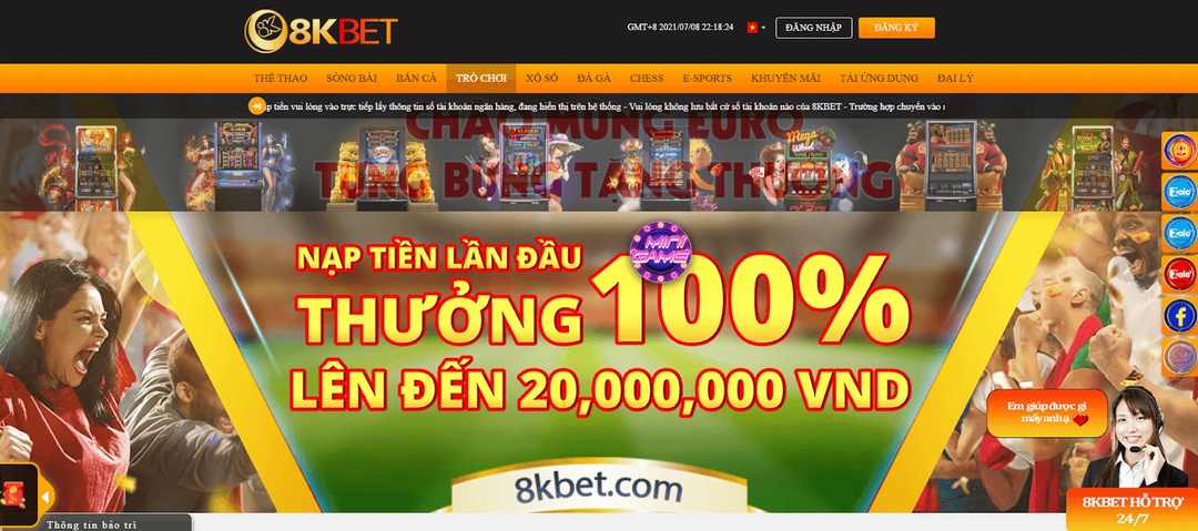 Đôi nét đánh giá về nhà cái 8kbet