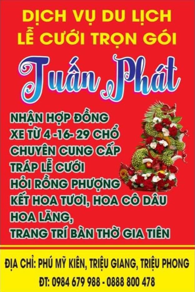 Dịch vụ du lịch - Lễ cưới trọn gói Tuấn Phát
