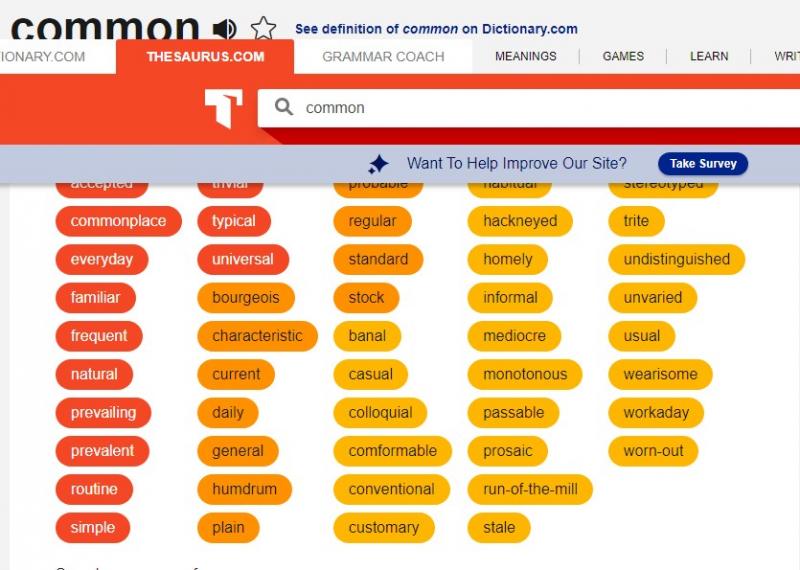 Thesaurus