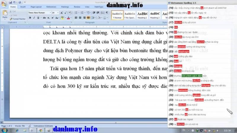 VicheckSpell phần mềm kiểm tra lỗi chính tả miễn phí tốt nhất